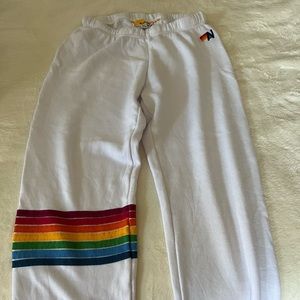 Aviator Nation 7 stripe sweatpants
